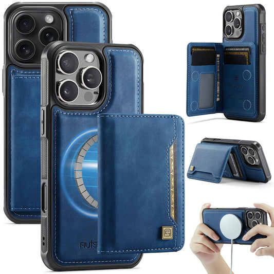 New 2-IN-1 RFID Blocking Card Holder Phone Case for iPhone