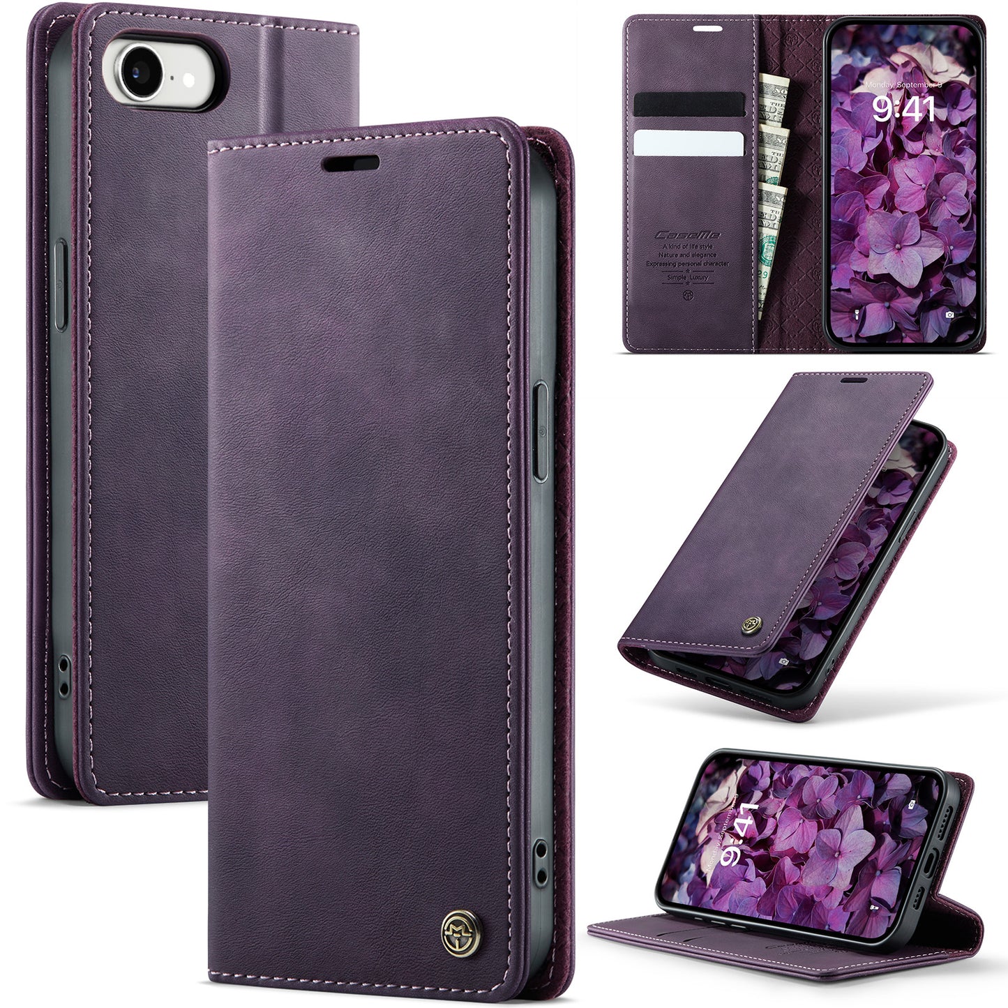 New RFID Blocking Card Holder Phone Case for iPhone 16/16e/16 Pro/16 Plus/16 Pro Max