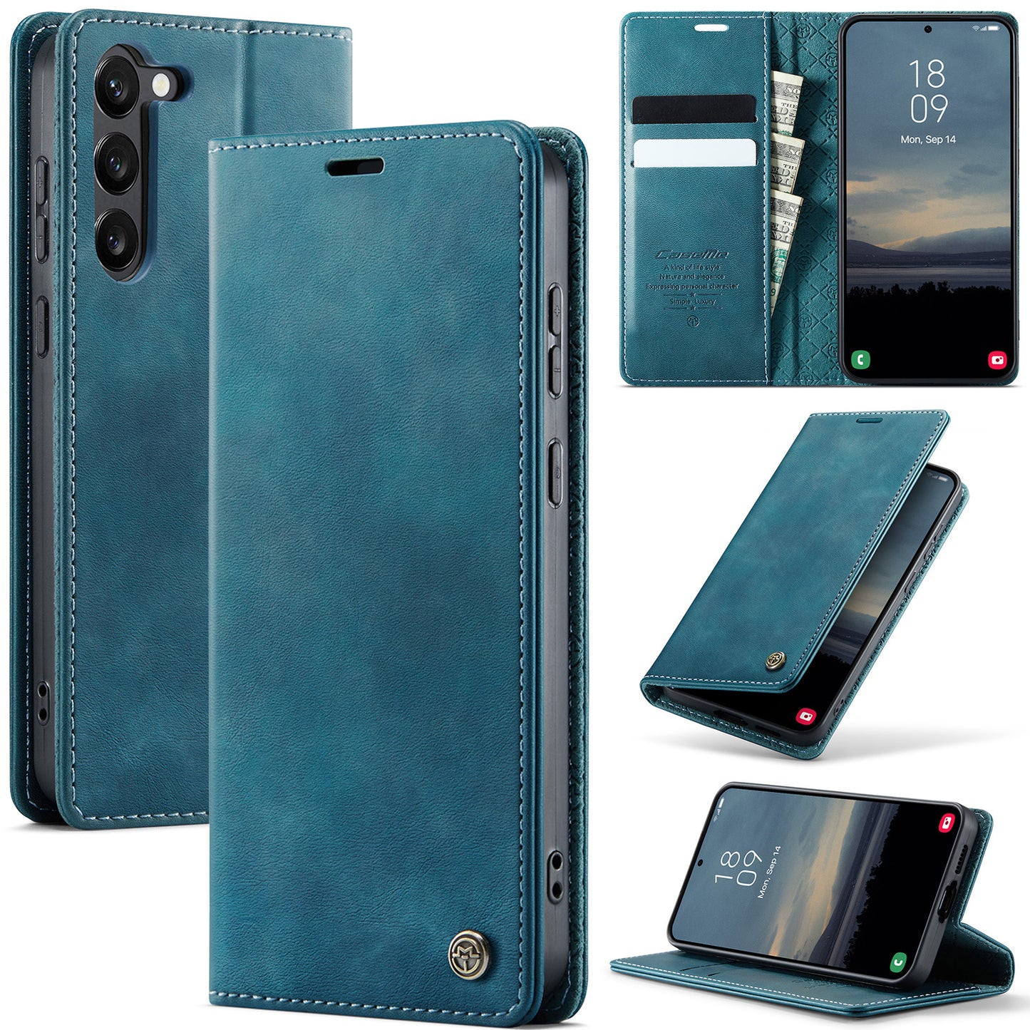 New RFID Blocking Card Holder Phone Case for Samsung