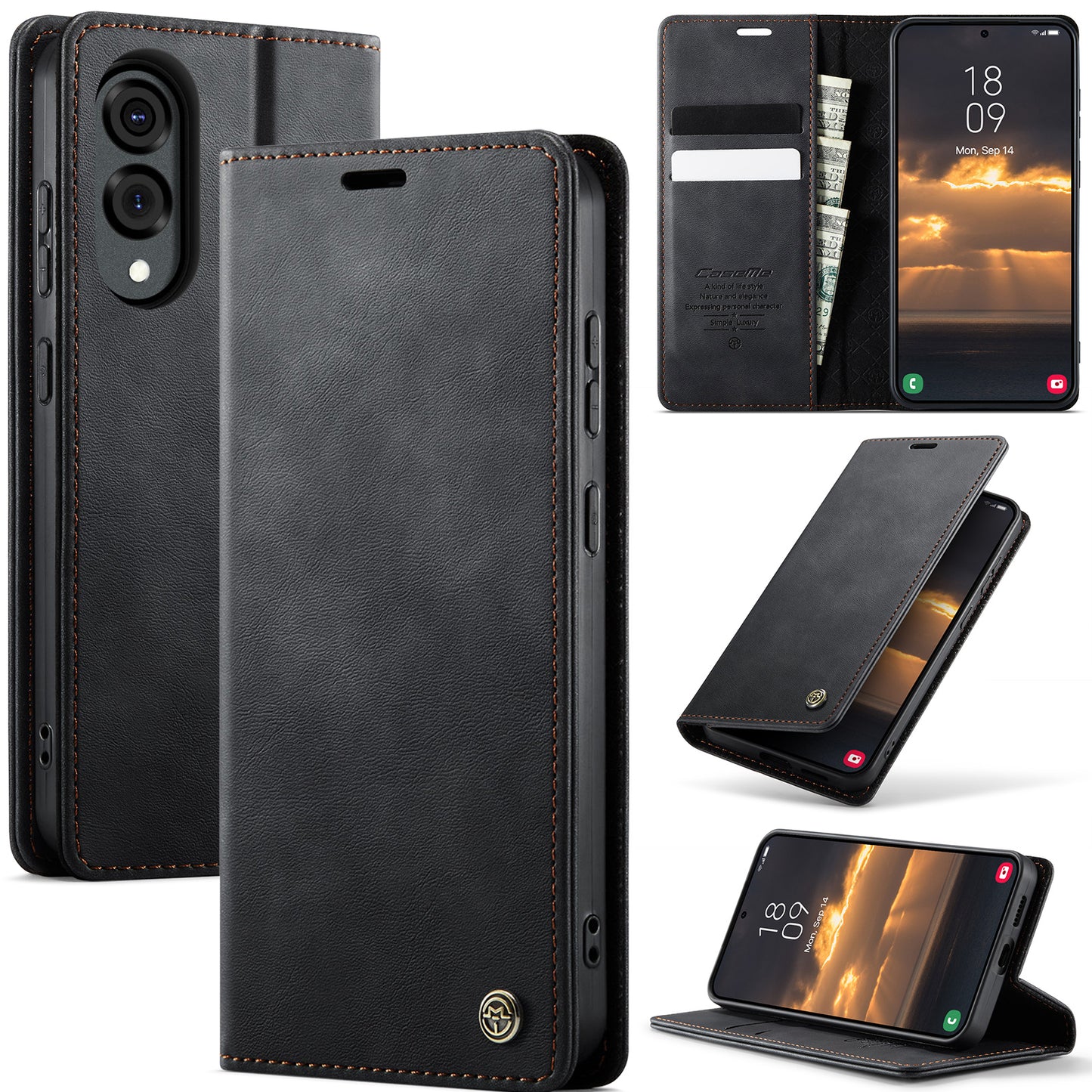 New RFID Blocking Card Holder Phone Case for Samsung