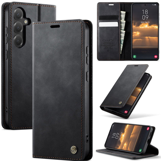 New RFID Blocking Card Holder Leather Phone Case for Samsung Galaxy S23 FE